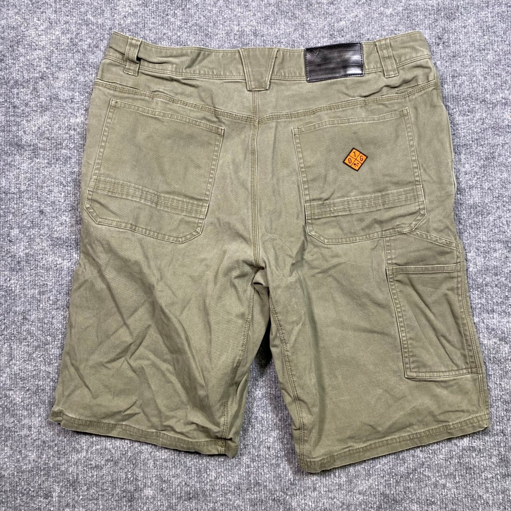 Off The Grid Havok 12" Men's Utility Shorts Olive Green Size 36 Workwear Moto